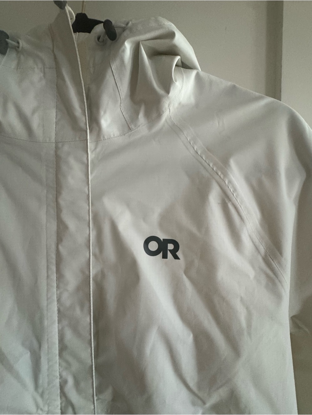 Outdoor Research Apollo Rain Jacket women’s medium windbreaker white - $139 - Picture 6 of 7